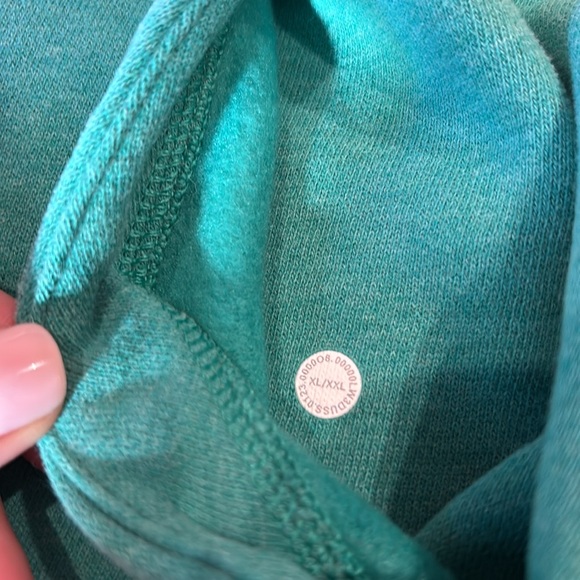 lululemon Scuba Oversized Half-Zip Hoodie - Heathered Maldives Green Size XL/XXL - Picture 6 of 7